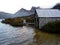 Dove lake boat shed Tasmania