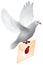 Dove mail, Flying pigeon