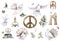 dove and olive branch, peace sign, watercolor illustration, watercolor bird, dove of peace flies, no war, love, olives