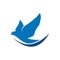 Dove Pigeon Bird Flying Agent of Peace Logo