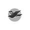 Dove Pigeon Wing Book Shine Icon Template Isolated