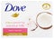 Dove Purely pampering coconut milk - beauty cream bar soap isolated on white
