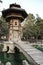 Dovecote in La Glorieta park in the afternoon in Alcoy