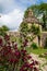 Dovecote at Nymans Gardens in Handcross, West Sussex UK. The picturesque gardens surround the ruins of an old mansion.