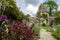 Dovecote at Nymans Gardens in Handcross, West Sussex UK. The picturesque gardens surround the ruins of an old mansion.