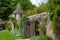 Dovecote at Nymans Gardens in Handcross, West Sussex UK. The picturesque gardens surround the ruins of an old mansion.