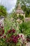 Dovecote at Nymans Gardens in Handcross, West Sussex UK. The picturesque gardens surround the ruins of an old mansion.
