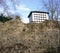 Dovecote showing above wall