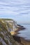 Dover white cliffs, coastal path, English Channel