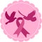 Doves and Symbol of Breast Cancer Awareness