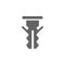 Dowel icon. Element of materia flat tools icon