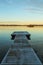 Down by the long wooden jetty