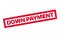 Down Payment rubber stamp