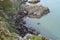 Down View to the Sea of Rocky Mountain Cliff from Ben of Howth, Ireland