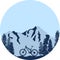 Downhill mountain bike