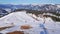 The downhill from the top of Zwieselalm, Gosau, Salzkammergut, Austria