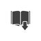 Download book vector icon