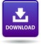 Download button web icon violet