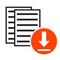 Download Data - Papers with arrow icon