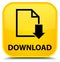 Download (document icon) special yellow square button