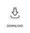 Download flat icon