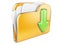 Download folder 3d icon.