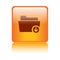 Download folder sign icon