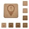 Download GPS map location wooden buttons