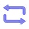 Download this premium icon of repeat arrow in trend style