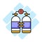 Download this premium icon of scuba tank, equipment used for breathing underwater during scuba diving