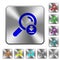 Download search results rounded square steel buttons