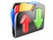 Download - upload folder 3d icon.