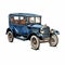 Download Vintage Ford Model T Drawing In Realistic Style