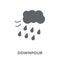 Downpour icon from Weather collection.