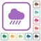 Downpour weather simple icons