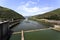 Downstream view from the Regua Dam