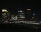 Downtown Atlanta at night.