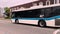 Downtown Augusta Ga traffic on Telfair street Public transit Bus passes