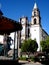 The downtown church of Angangueo Michoacan in Mexico