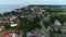 Downtown Church Ustronie Morskie Kosciol Centrum Aerial View Poland