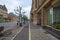 Downtown city, view to the Avenue de la Liberte. It is a street in Luxembourg City, in southern Luxembourg.