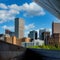 Downtown district of Denver Colorado as see from Museum