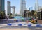 Downtown of Dubai with Dubai Mall, the highest tower in the world Burj Khalifa and the Palace