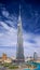 Downtown Dubai view with the Burj Khalifa and the