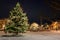 Downtown Herndon Virginia on a Snowy Night