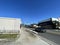 Downtown Lakeland Florida tarffic on Florida Ave clear blue sky buildings