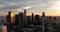 Downtown Los Angeles aerial view, business centre of the city.