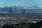 Downtown Los Angeles skyline after Christmas storm 2019