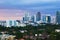 Downtown Miami Skyline at Dusk