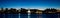Downtown montreal panorama at dusk